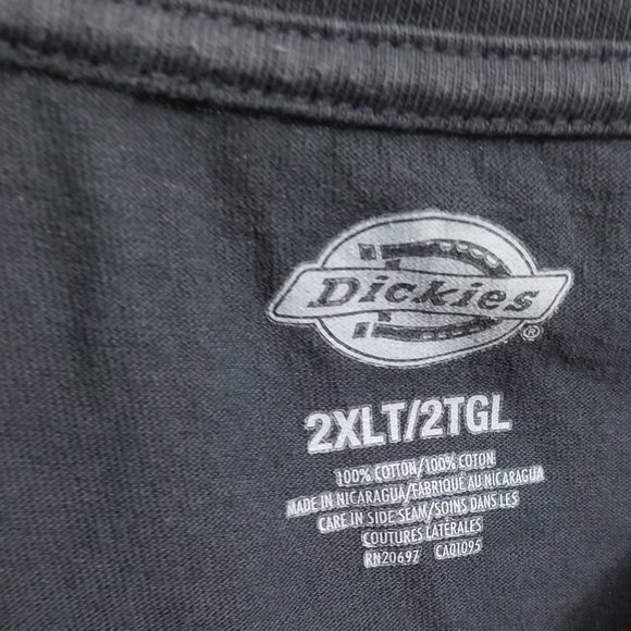 gray 2XLT Dickies men's short sleeve shirt - Picture 3 of 4